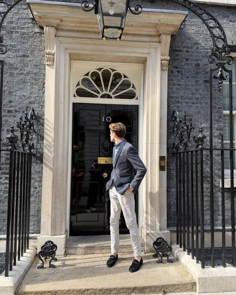 Simon Crowther at 10 Downing Street