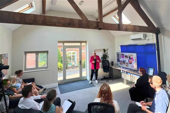 A training and professional development session for the FPS team